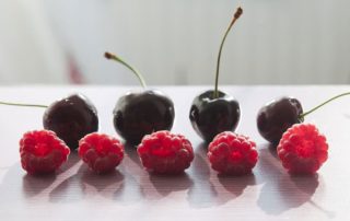 Bewusst essen - Sauerkirschen & Himbeeren